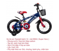 Xe đạp trẻ em Top Right KB50-14 (Super Hero)